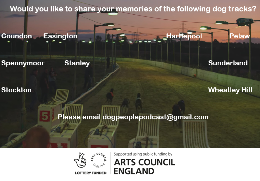 RedhillsDurham's tweet photo. We're supporting DOGPEOPLE, an exciting project around Co. Durham greyhound racing. We need your stories from these tracks:
- Coundon
- Easington
- Hartlepool
- Pelaw
- Spennymoor
- Stockton (Belle Vue)
- Sunderland 
- Wheatley Hill

 @louise__powell would love to hear from you https://t.co/AH0eEz4GZX