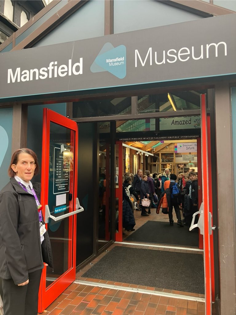 BleasbyPrimary's tweet photo. Chestnut Class and Oak Class are enjoying an exciting day of learning based on our enquiry work at Mansfield Museum. I wonder what awaits us this afternoon… https://t.co/dnGTs1Tpt5
