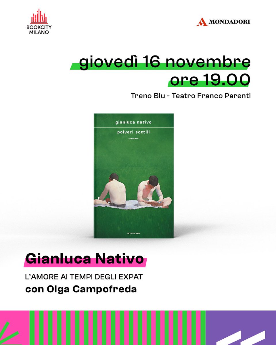 giovedì 16 sarò al Franco Parenti con Cristina Marconi e Olga Campofreda a parlare di Londra, romanzi e millennial in fuga 🇬🇧