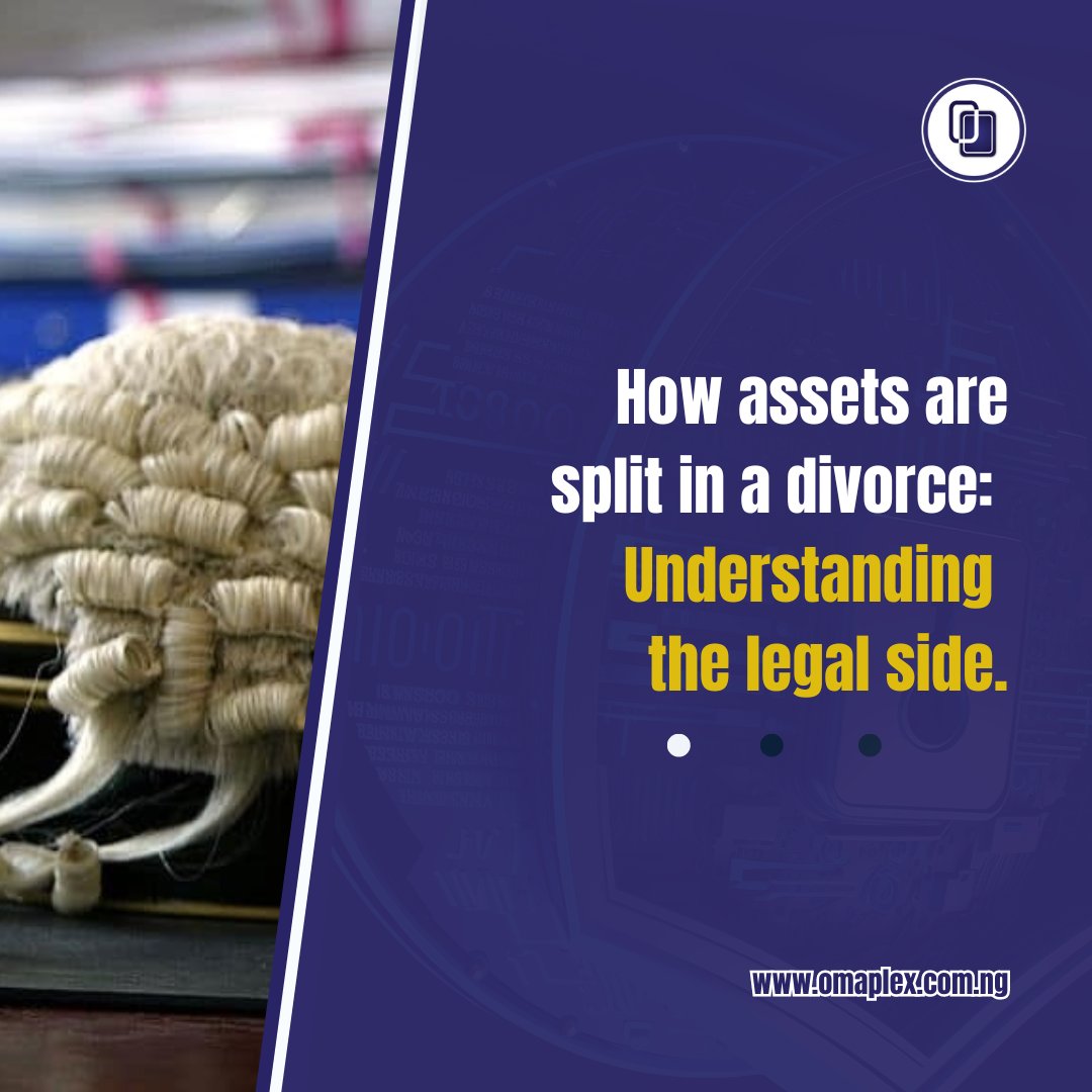 OmaplexLaw_Firm's tweet photo. The specific outcome of property settlement in a divorce depends on various factors, including the marriage's length, each spouse's financial contributions, and prenuptial agreements.

#divorceinnigeria #propertysettlement #PrenuptialAgreements #divorceprocess #nigerialaw https://t.co/8Xqqqr2s9s