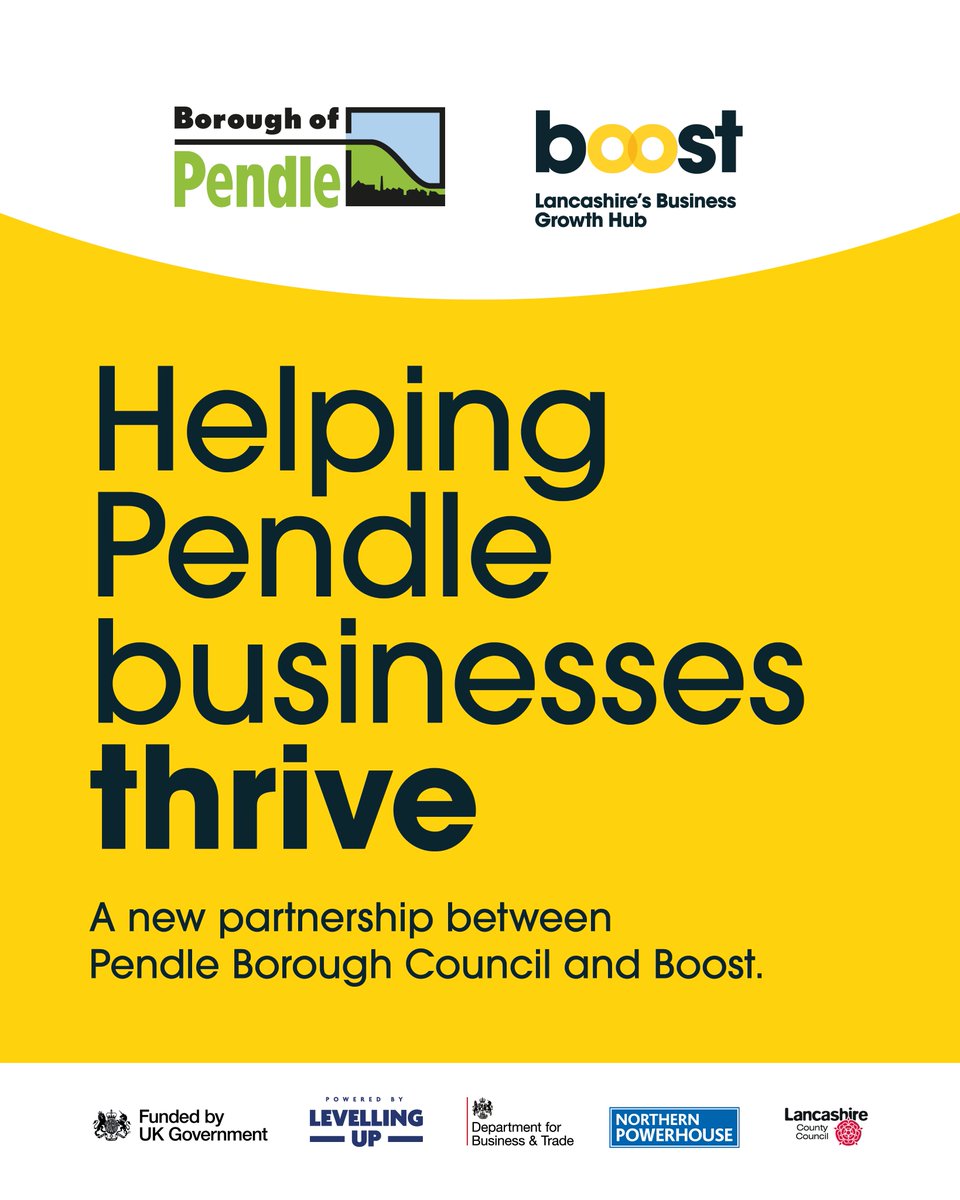 Pendle businesses can access new business support services after Pendle Borough Council partnered with with Boost, Lancashire’s Business Growth Hub. The services are funded by UKSPF/Levelling up. Businesses wanting to access these services should go to boostbusinesslancashire.co.uk