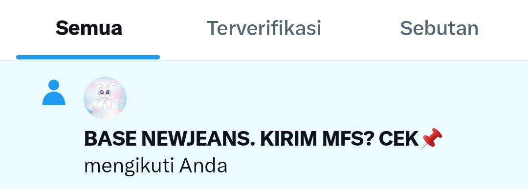 Makasih admin <a href="/newjeansarea/">NEWJEANS BASE</a> Senang bgt akhirnya d follback ❤️