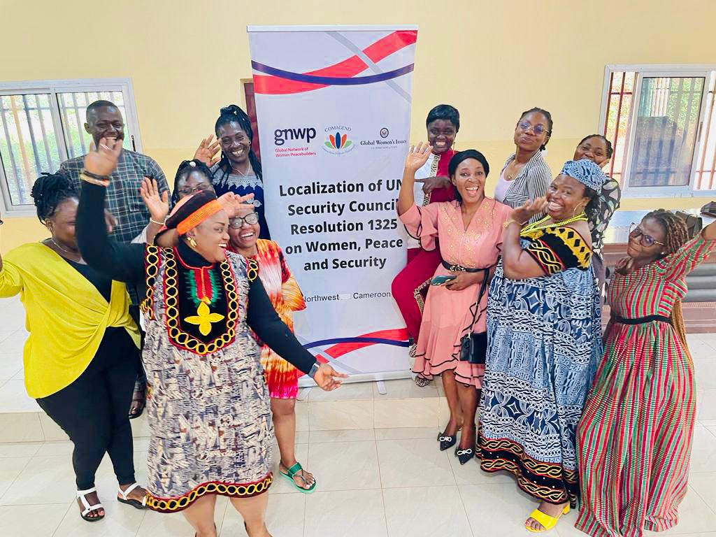 ActionGender's tweet image. Mobilizing and following up local experts in setting up the Local Steering Committee to develop a roadmap for the Implementation of UNSCR1325 within Bamenda II & Bali Municipalities with @gnwp_gnwp, funded by @StateGWI. We value indigenous expertise #WINSLocalizing1325 #WPSforSHE