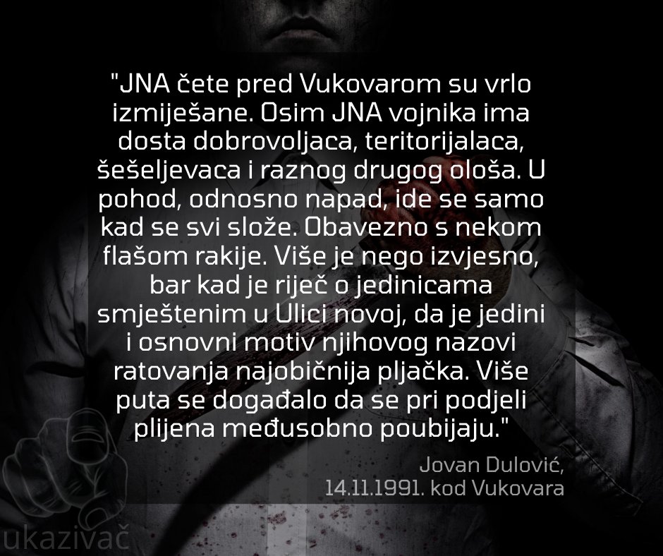 Ovo naravno ne znači da napadi, zločini i progoni nisu bili sustavno organizirani, posebice Ovčara i Velepromet.