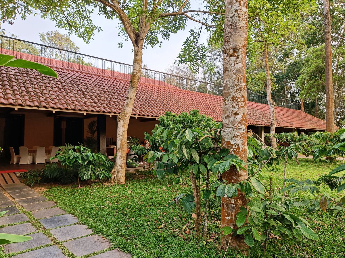 We're finally here at #Sakleshpur for our next #SimonsSymposium on '#Stochasticity & #Plasticity in #LivingSystems' at the picturesque @RosettaByFerns! 🌳 After an afternoon of settling in and soaking up the greenery around us, we are finally ready to kickstart #SPLS2023! 🦠