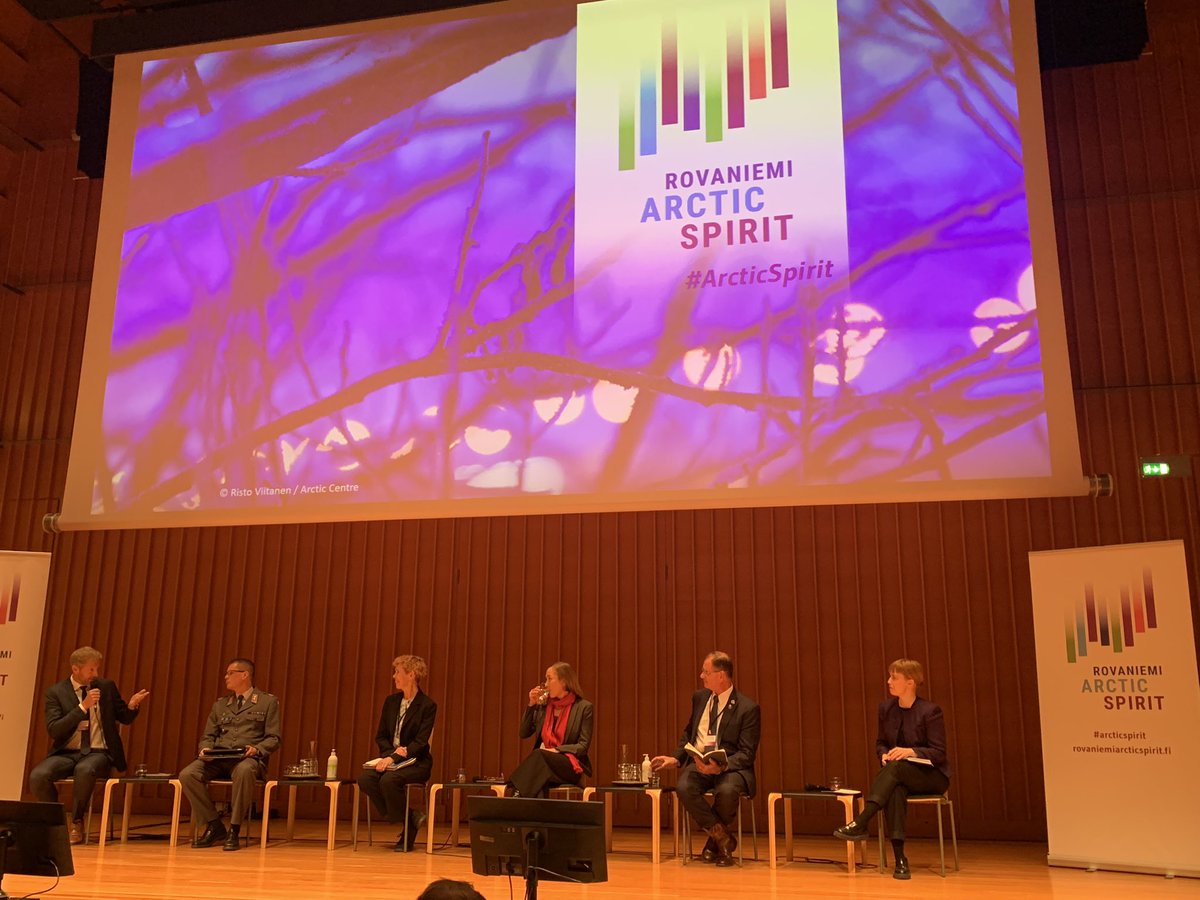 Brilliant <a href="/FIIA_fi/">FIIA</a> panel on approaches to security in light of Russian aggression, emphasising the need for a joined up and nuanced approach - #ArcticSecurity is not one thing  #ArcticSpirit