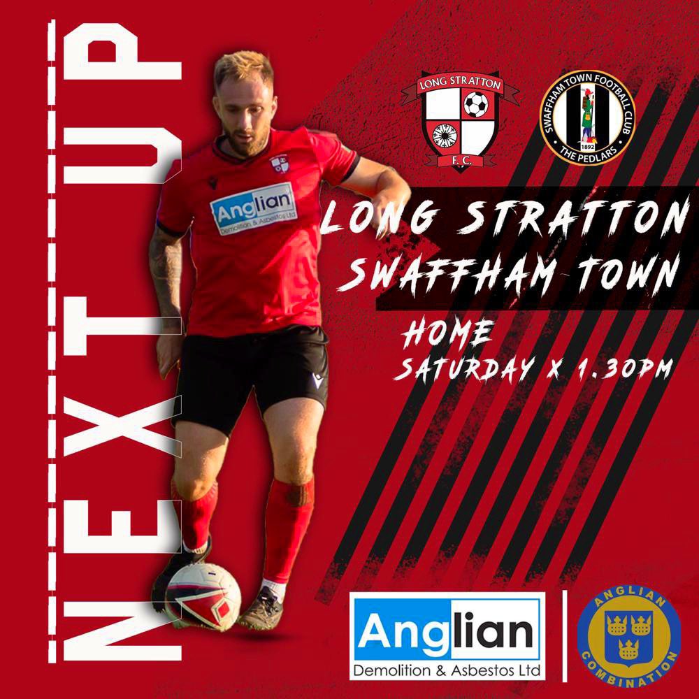 A big 🏆 game at Manor Road Saturday:

Thurlow Nunn League Div 1 <a href="/Swaffham_TownFC/">Swaffham Town FC</a> are the visitors in the <a href="/NorfolkCountyFA/">Norfolk County FA</a> Senior Cup 

Free Entry - Bar Open - Be There 🫵