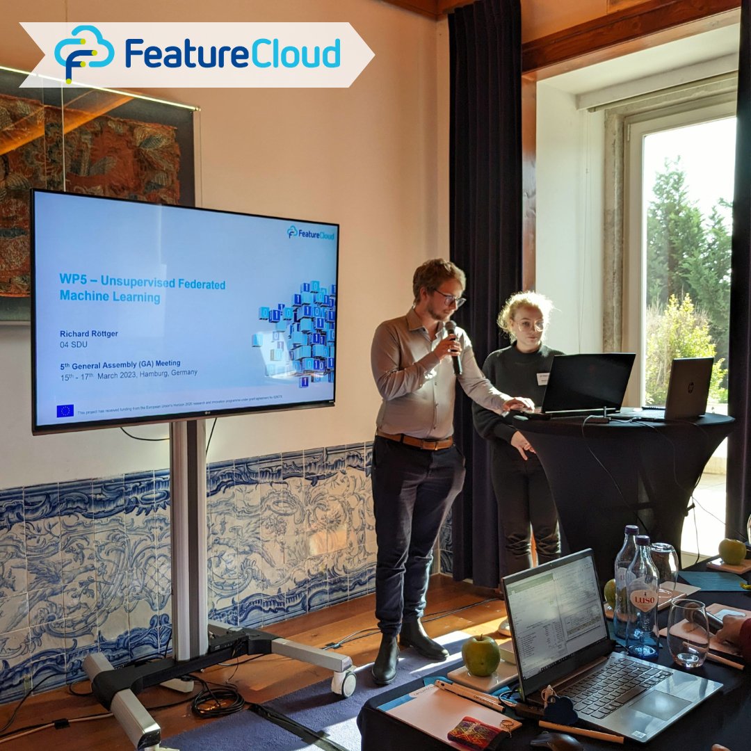 Feature_Cloud's tweet image. Incredible insights by Jennifer Jensen &amp;amp; Lucas Dyssel on WP5&apos;s large-scale unsupervised #FederatedLearning for #BiomedicalData! 🧬📊 What was the goal? Creating a pipeline for de novo endophenotyping of patient cohorts, paving the way for groundbreaking follow-up analyses. 💡