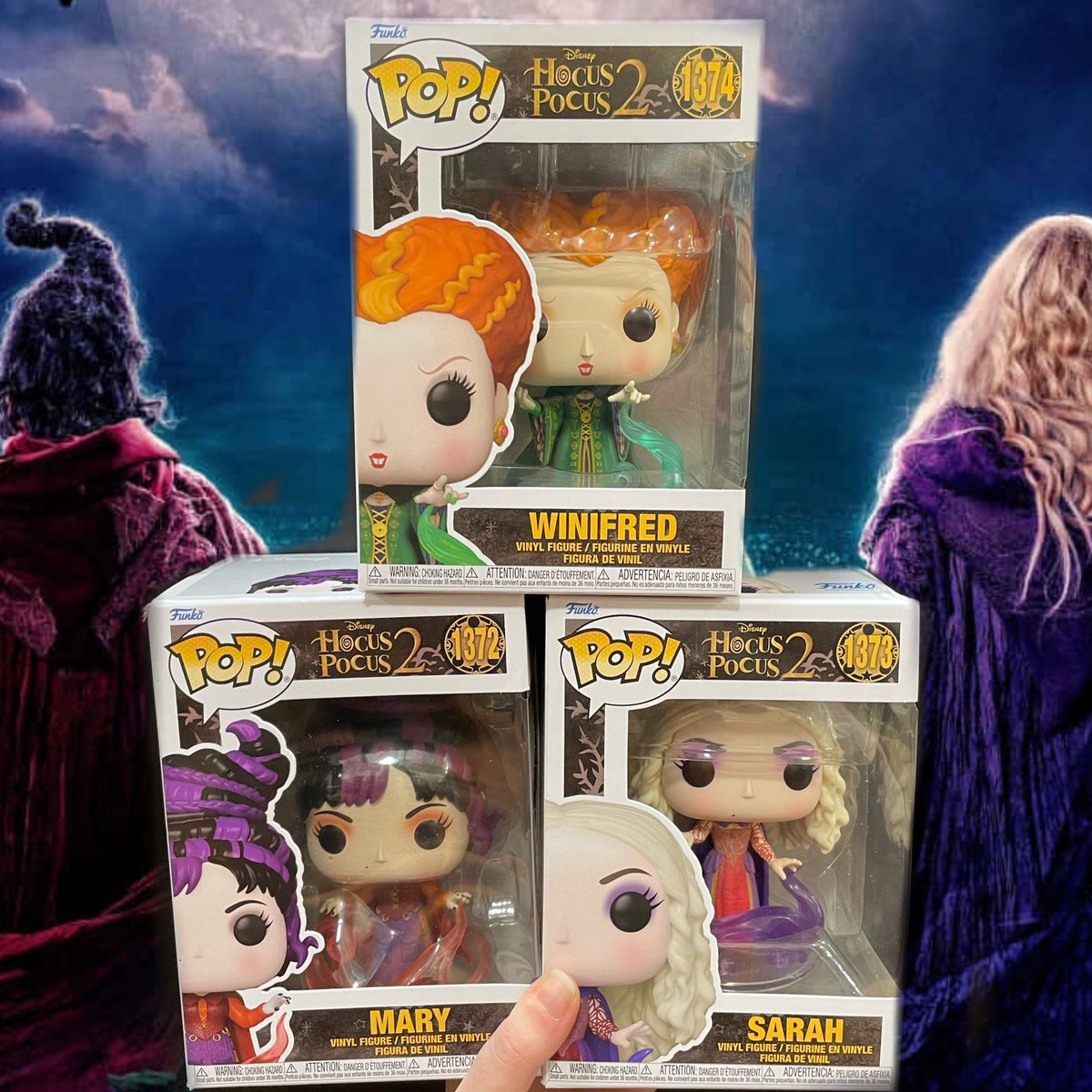 🧙‍♀️ HOCUS POCUS 🧙‍♀️ Even though we’re approaching Christmas, we haven’t forgotten about the Sanderson sisters 🫡 Complete your POP collection with them today! 💚 #disney #hocuspocus #sandersonsisters @FunkoEurope