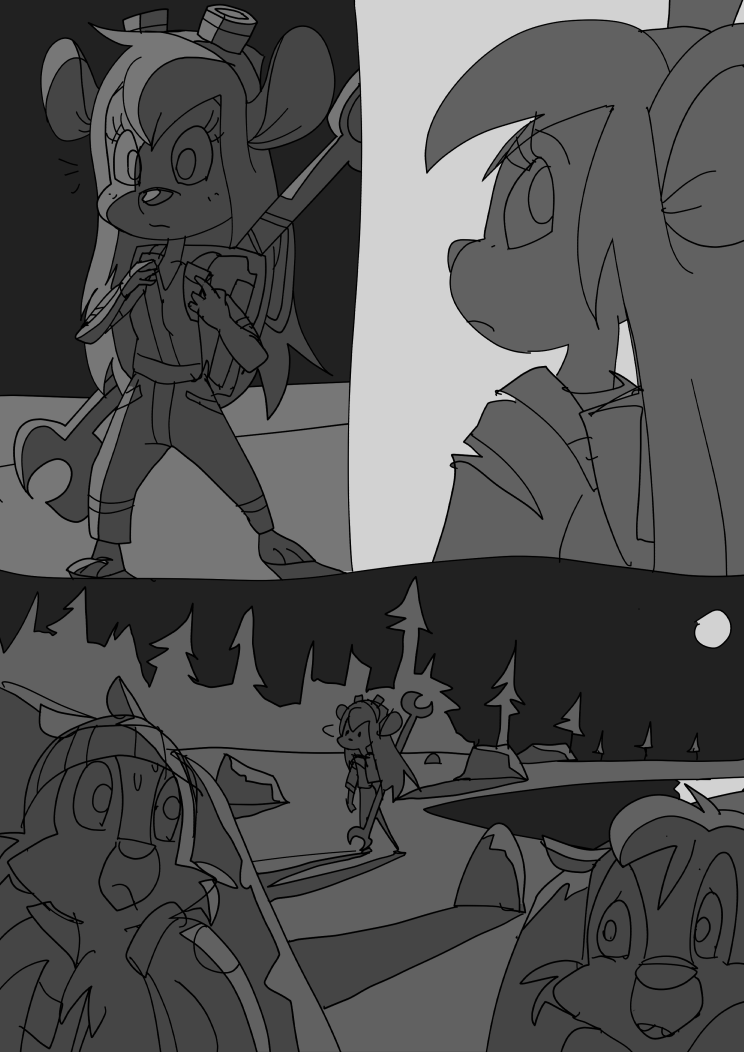 ChurchGadget's tweet photo. I think my art has become passable enough to do actual pages. I'm gonna start with this sketchy style and do some very short stories first so I can get the hang of it. 
I'll be updating thread with new pages soon.
Part 1: https://t.co/j722LJ6qMt