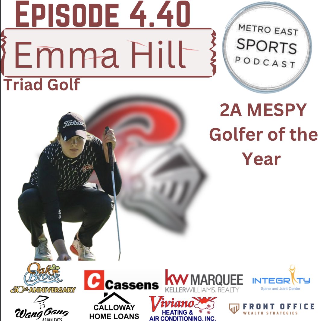 Emma Hill from last weeks episode is also our 2A MESPY Golfer of the Year!!! Be sure to check out the episode!!!! open.spotify.com/episode/4y0HZH…