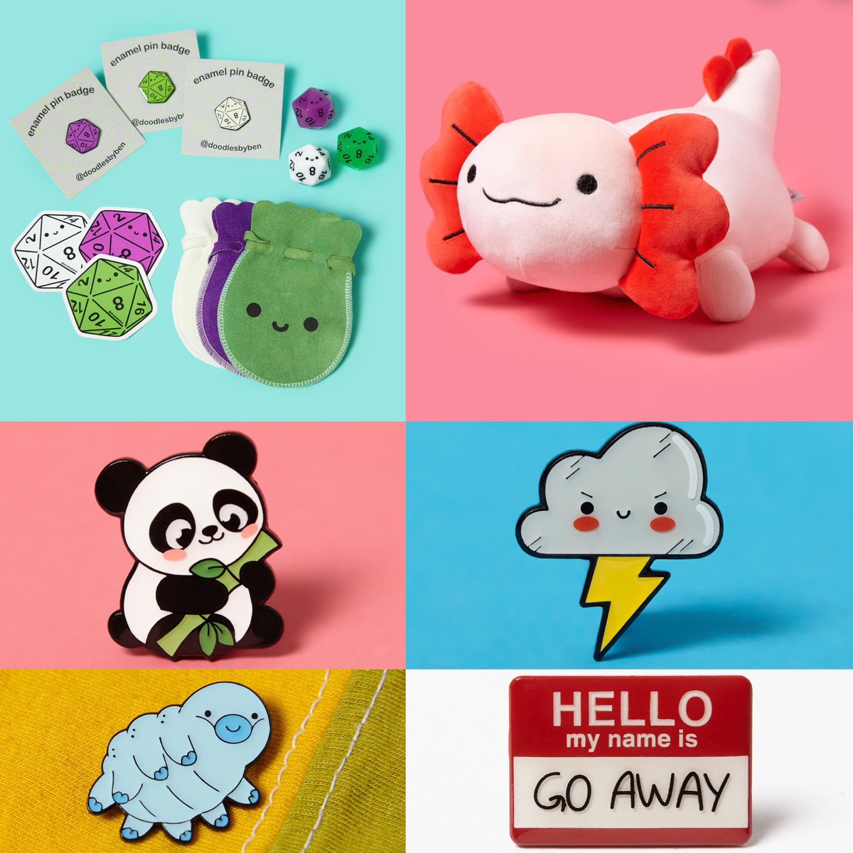 Check out my Etsy shop for lots of cute and unique gifts, many of which make perfect stocking fillers!
 doodlesbyben.etsy.com