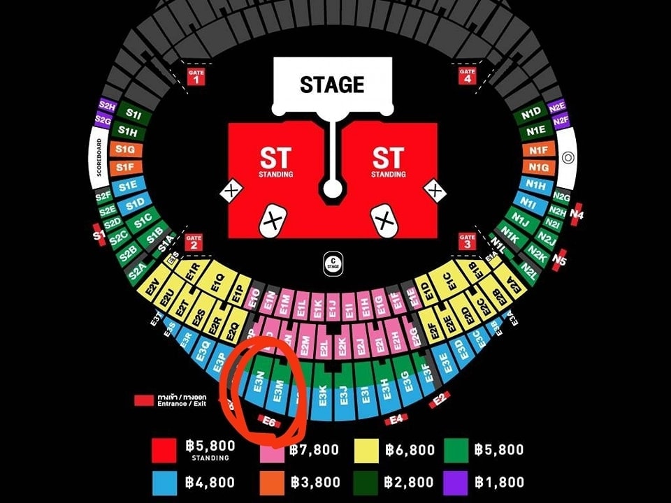 CandyWINNER89's tweet photo. 📢WANT TO SELL📢

SEVENTEEN in Bangkok Day -1 (23 Dec 2023)
 Zone 5 - N2L zone 1 ticket
Zone 6 - E3N zone 1 ticket 
Original price 

Coldplay  World Tour Bangkok 
E3N green zone 1 ticket 
Price - 6800 THB
Show Date: Saturday 3 February 2024
#SEVENTEENinBKK #COLDPLAYinBKK https://t.co/R4wPJ6SOLC