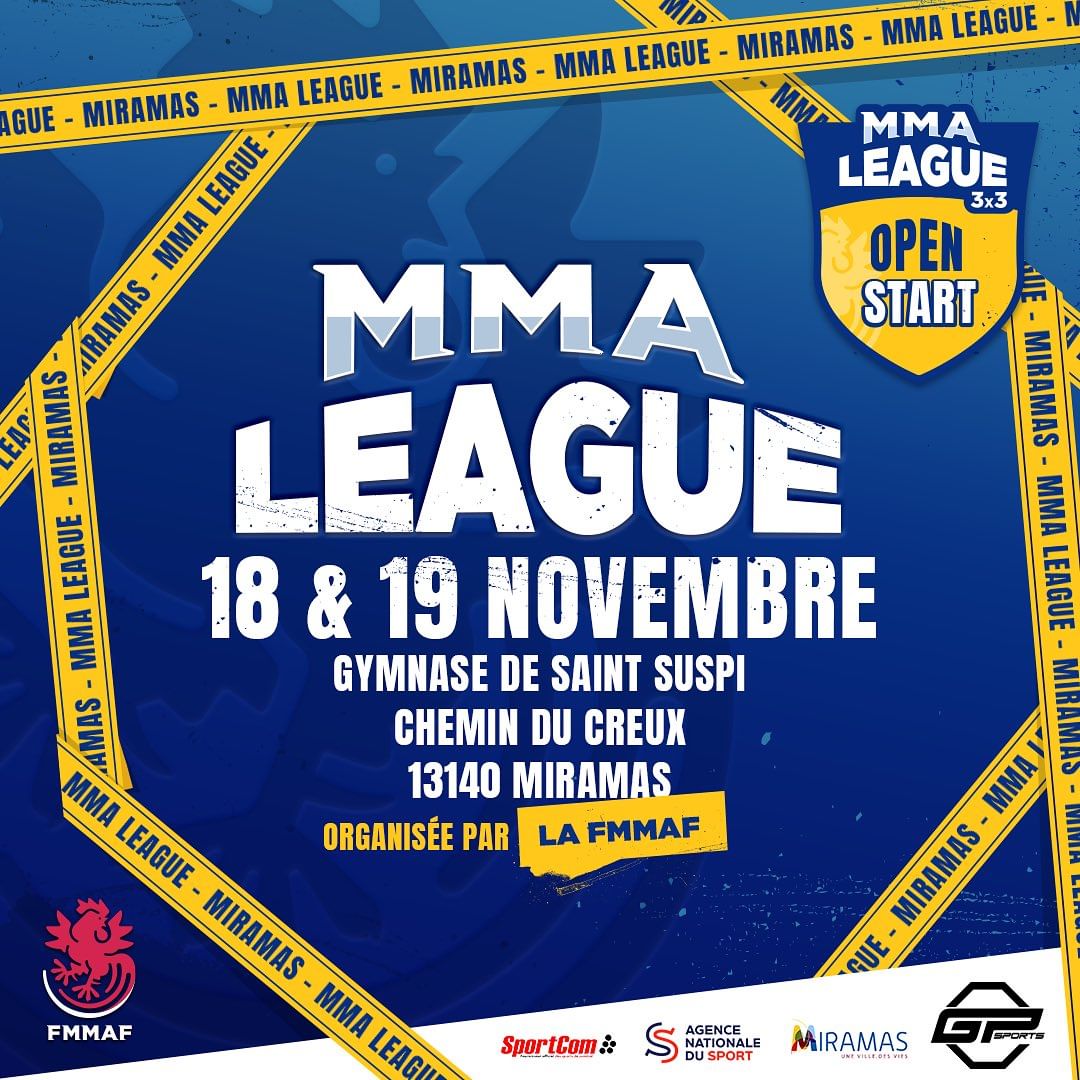 🇫🇷MMA League Miramas:
La première étape de la MMA League se tient ce week end à Miramas on retrouve des noms connus de la scène amateur comme:
🇫🇷Nicolas Balan
🇫🇷Theo Murris (<a href="/theomurris_mma/">Murris Théo</a>)
🇫🇷Eddy Hourtal
🇫🇷Dylan Hervouin
🇫🇷Kalim Mastouri (<a href="/KalimBjj/">Kalim Mastouri</a>)