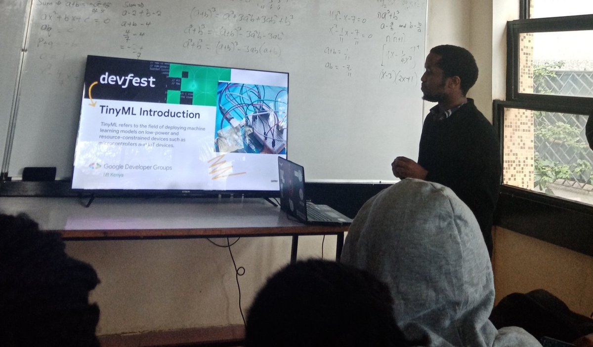 r_y_a_n_KE's tweet image. I had the chance to speak to an audience at #devfestmtkenya ,where I was able to share on #TinyMl alongside @tech_nickk . I got to meet people who share my passion for tech and innovation. Special thanks to everyone at @GdgnyeriC  and all the organizers for the event.🤖 #DevFest