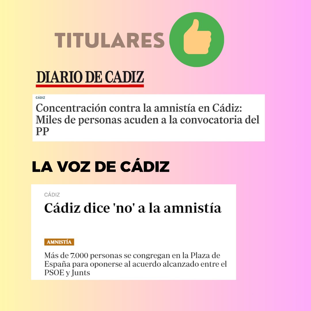 dardoentitular's tweet photo. Titulares sobre la #amnistía que usan un #lenguajeinclusivo y otros que no lo contemplan 👍🏻👎🏻#eldardoeneltitular #recopilatorio https://t.co/UtJgfFRzRX