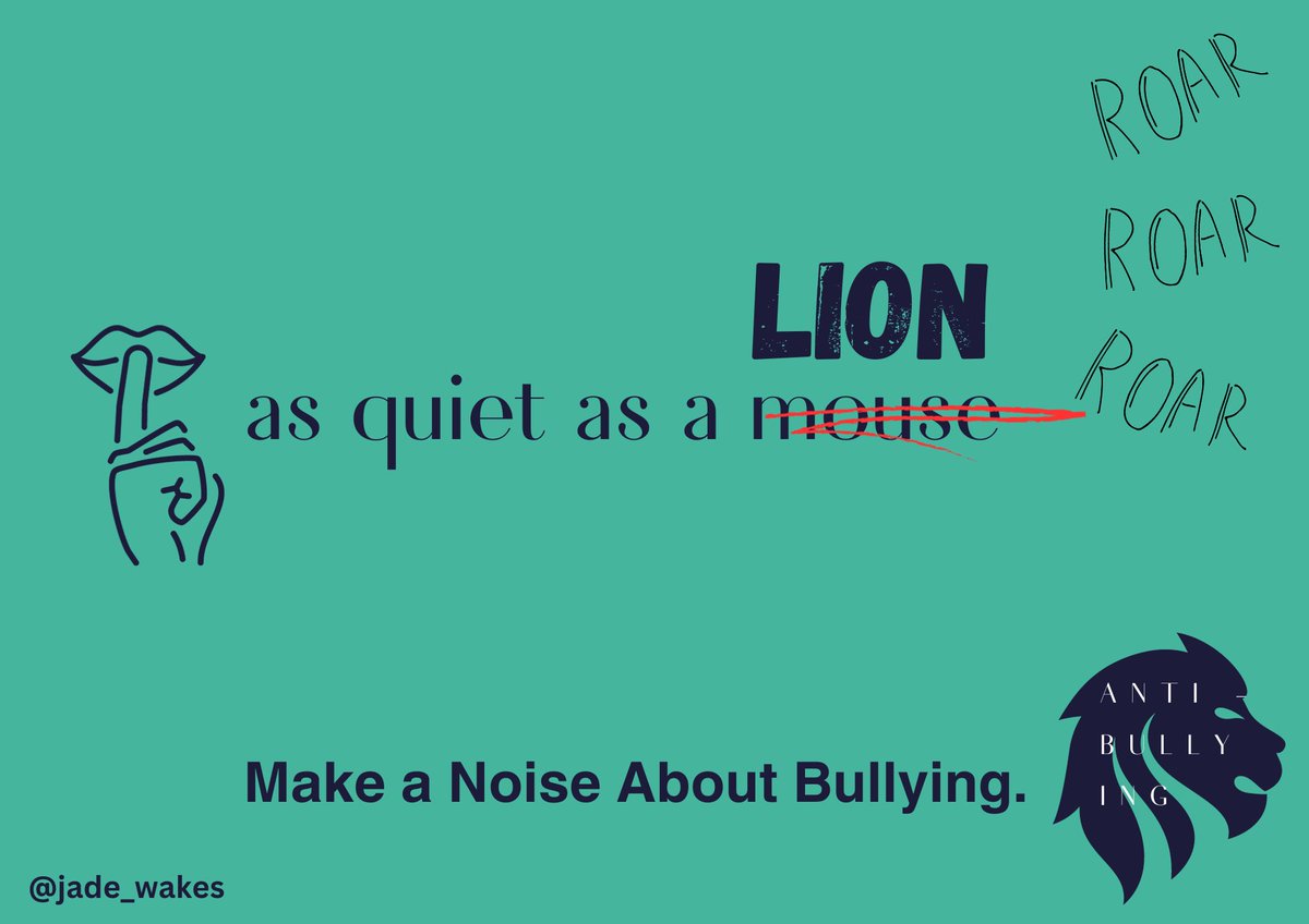 Create billboard-style posters for the <a href="/DianaAward/">The Diana Award</a> to ‘Make a noise about bullying’ for #AntiBullyingWeek, 13-17 Nov. <a href="/AntiBullyingPro/">Anti-Bullying Pro (from charity The Diana Award)</a> <a href="/OneMinuteBriefs/">One Minute Briefs ⏱️</a>