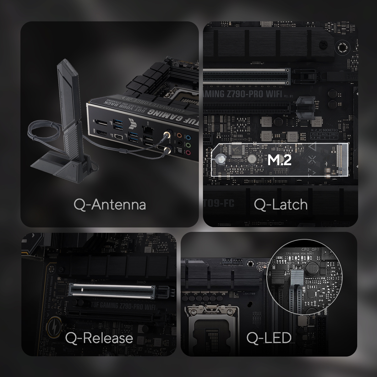 ASUS's tweet photo. Empower your PC DIY journey with ASUS Q-Design!​
​
Rest assured with top-quality solutions from ASUS — crowned 'Best Motherboards Brand' for 9 years. 🌟​ Join our campaign &amp; grab a chance to win our new products! https://t.co/oTMtPchdUQ​
​
#NEWZ790 #AsusEZDIY #AsusUpgradeAPalooza https://t.co/6iyRLrkCaC
