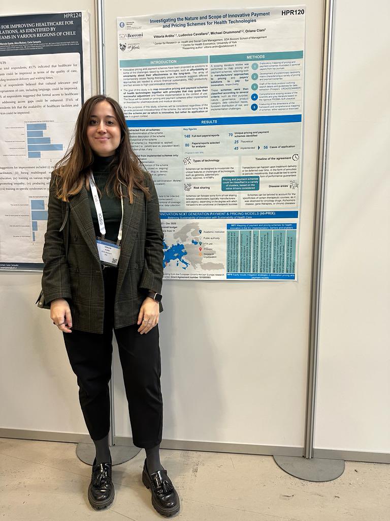 #ISPOREurope 2023 Poster 2/2 - Investigating the nature and scope of innovative payment and pricing schemes for health technologies <a href="/hi_prix_horizon/">HI-PRIX</a> #cergas #ispor