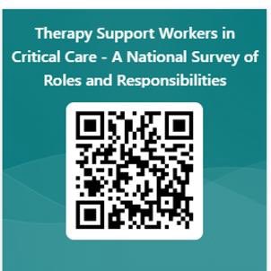 Well this is good timing as it’s AHP support workers week! If you are a support worker in critical care please consider filling in the survey below- to understand the role of TSW in crit care - thanks forms.office.com/pages/response… @AssociatesAtCSP