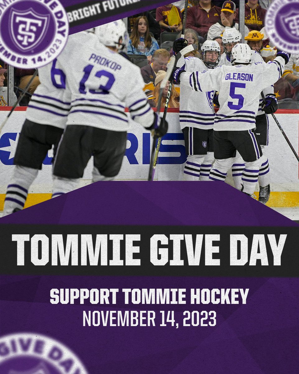 Join us today for Tommie Give day and help support our student athletes. Your support is greatly appreciated. #Faithinbrother #tommiegiveday