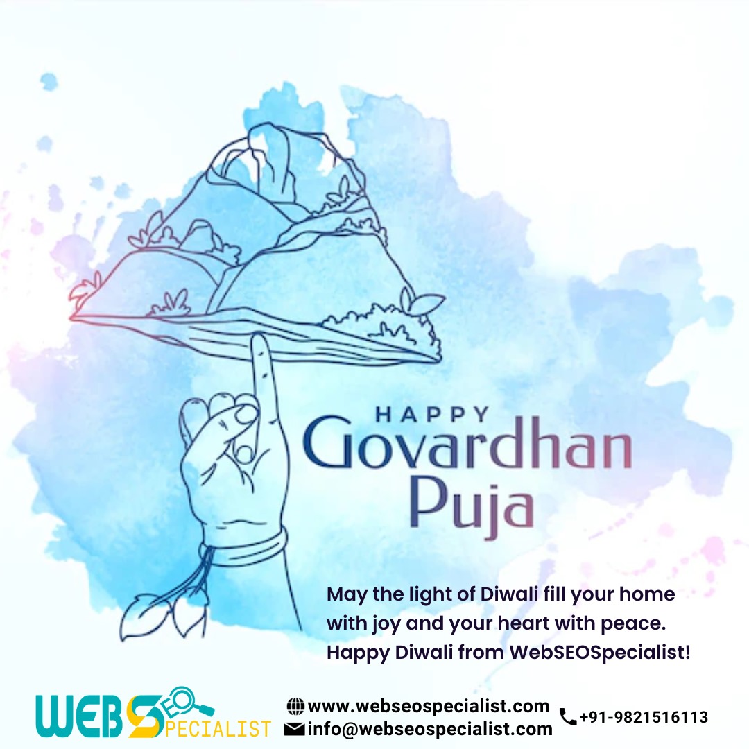 webseospecialis's tweet image. Happy Govardhan Puja from Web SEO Specialist!

#GovardhanPuja #HappyGovardhanPuja #webseospecialist #seo #digitalmarketing

Visit our website today to learn more about how we can help you achieve your SEO goals.

webseospecialist.com
Info@webseospecialist.com