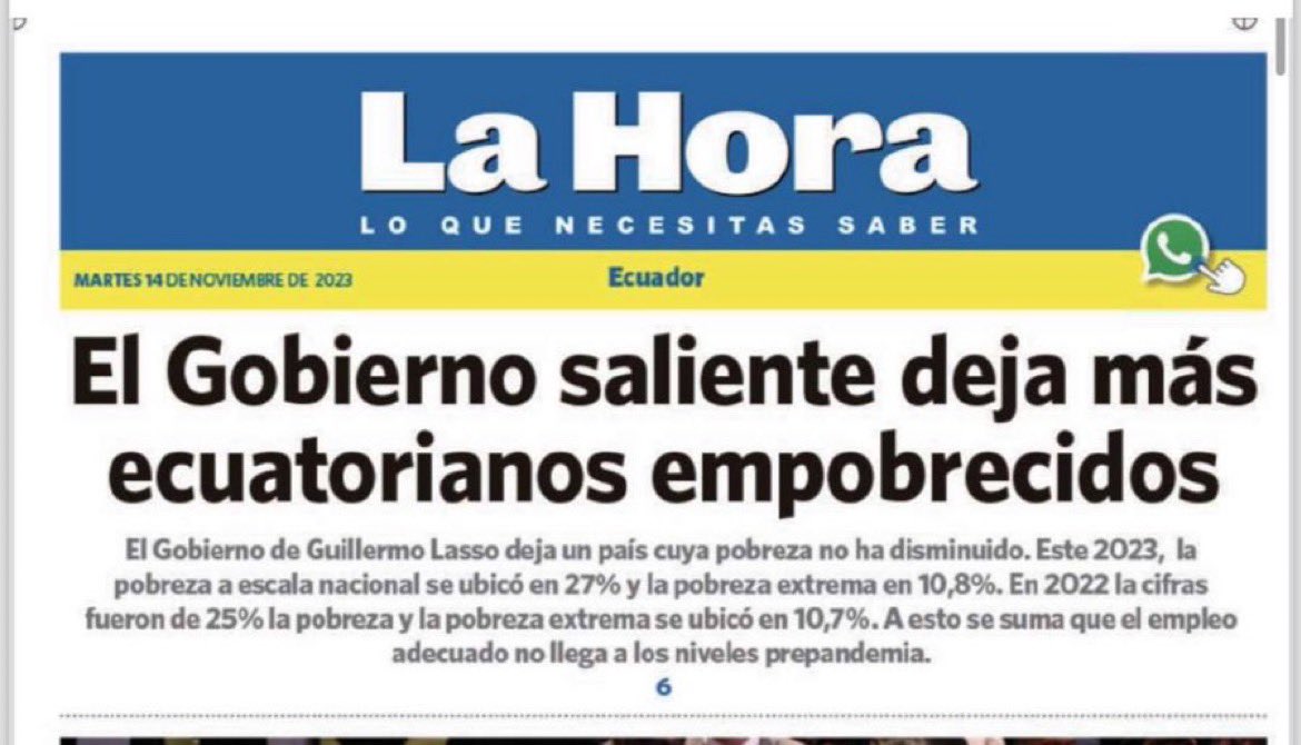LuisaGonzalezEc's tweet photo. Hasta que se les agotó la clásica de #CulpaDeCorrea porque el desastre causado, destrucción del País ya es tan grande que no pueden ocultarlo más. 
#LosCorruptosSiempreFueronEllos #TúSabesQueEstábamosMejor https://t.co/gRgAPT9C2i