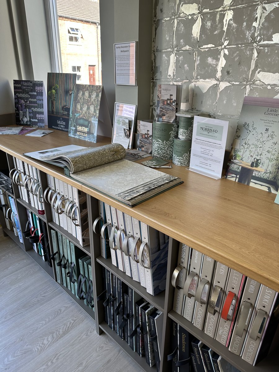 AshbyDecCentre's tweet photo. New #wallpaper #books in store now from #coleandson #harlequin #dixons & more. High quality, beautiful, unique wallpapers available with up to 15% discount available on spend. See us in store for advice and more info. #midlands #derbyshire #leicestershire #ashbydelazouch #burton https://t.co/5dr0lDaywk