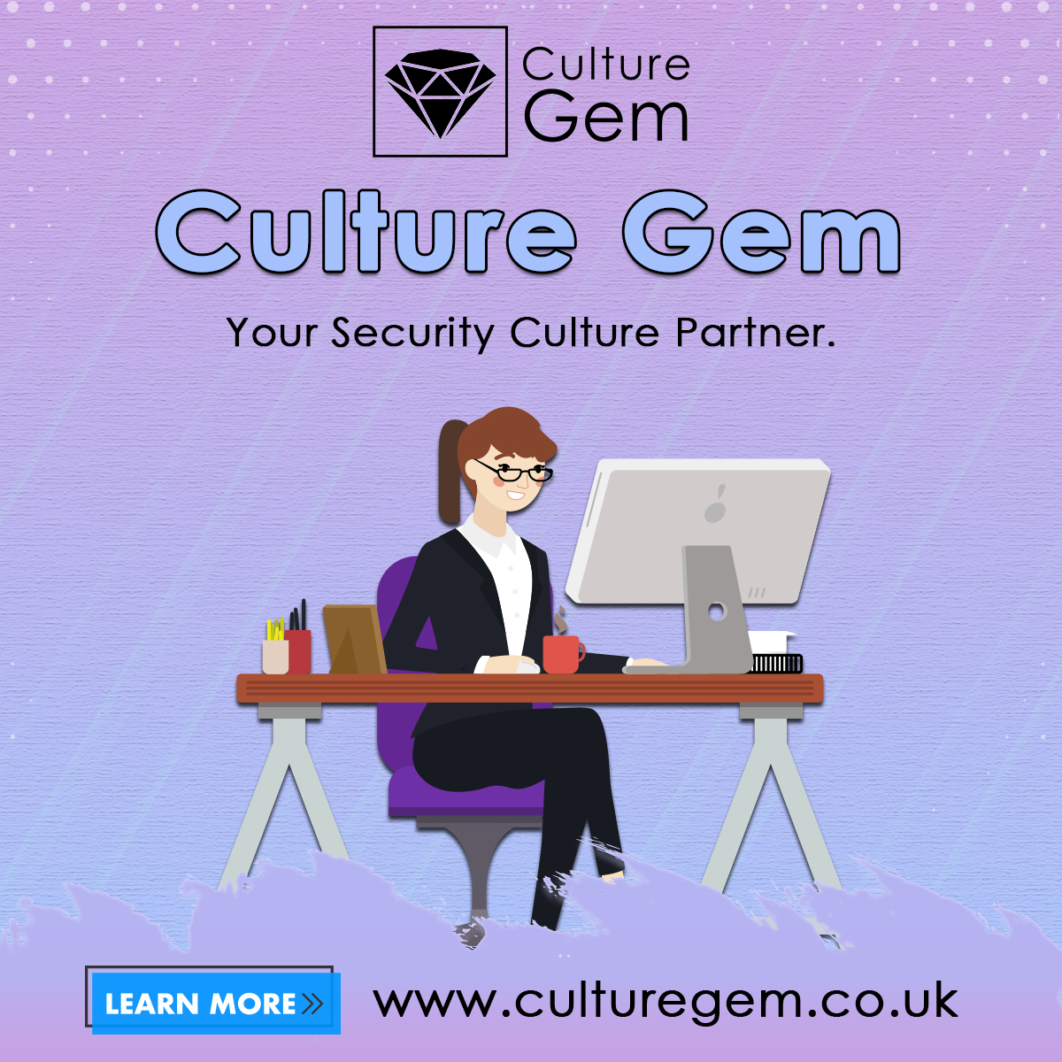 Culture Gem, experts in security culture and behavior change, place people and culture at the core of security. We work with diverse clients to enhance security policies, processes, and culture, all while ensuring successful project outcomes and safety. 
#SecurityAwareness #Cyber