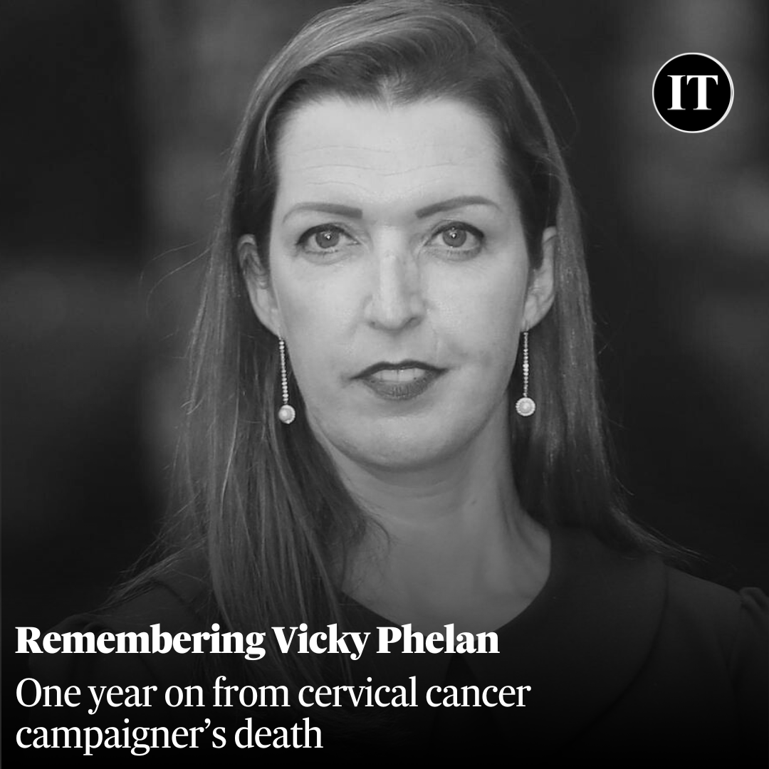 IrishTimes's tweet photo. #1. Today marks one year since the death of Vicky Phelan. Here are some tributes dedicated to the cervical cancer campaigner. https://t.co/AuR2kJhlLo