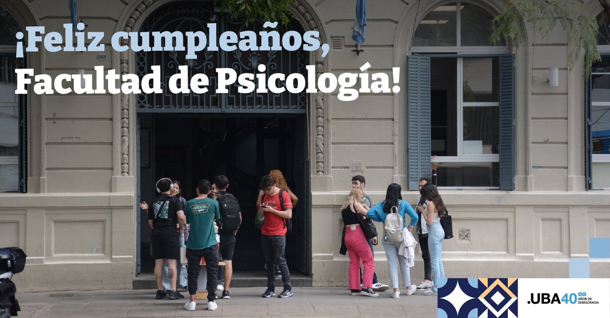 ¡La Facultad de Psicología cumple 38 años! ❤️