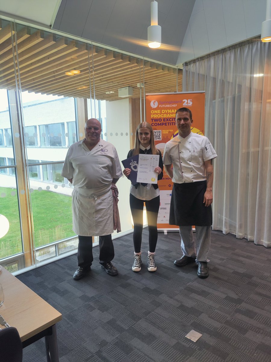 Miss King (@missnking) on Twitter photo Congratulations to Emma Campbell, our S4 local heat Future Chef Winner!! We all at LHS are so proud.
Emma's winning dish was a delicious Orange Duck, Crispy Potatoes and Bok Choy 🍊🦆🥔🥬
<a href="/SBFutureChef/">Springboard FutureChef</a> <a href="/S4LHSYT/">S4 Year Team</a> <a href="/LarbertHigh/">Larbert High School</a> <a href="/LHS_HWB/">Larbert High School HWB</a> <a href="/LHSFCT/">LHS HWB-FCT</a> Congratulations to Emma Campbell, our S4 local heat Future Chef Winner!! We all at LHS are so proud.
Emma's winning dish was a delicious Orange Duck, Crispy Potatoes and Bok Choy 🍊🦆🥔🥬
<a href="/SBFutureChef/">Springboard FutureChef</a> <a href="/S4LHSYT/">S4 Year Team</a> <a href="/LarbertHigh/">Larbert High School</a> <a href="/LHS_HWB/">Larbert High School HWB</a> <a href="/LHSFCT/">LHS HWB-FCT</a>