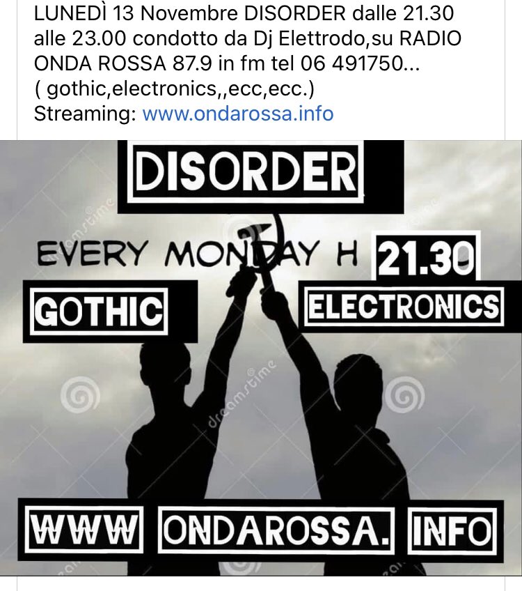 2 tracks from DRANG IN THE PODCAST OF DISORDER ON <a href="/Radiondarossa/">Radio Onda Rossa</a> 🔥
instagram.com/p/CzniywbtH86/…
