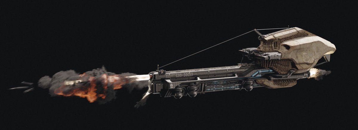 KiebeBlend's tweet image. The project is finally complete after 3 months of working
ArtStation link:
artstation.com/artwork/GeKR4W
#conceptart #conceptdesign
#portfolioday #hardsurface #ship #starcitizen #scifi