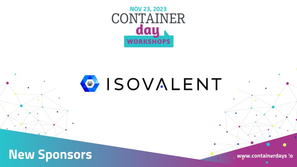 ConDaysEU's tweet image. @isovalent as a sponsor of ContainerDay Workshops in Munich! We are very excited to meet the community in person once again and you?

🔗 Register here: bit.ly/3u88DAi

#ContainerDayWorkshops #CDWorkshops #MachineLearning #Security #k8s #automation #edgecomputing