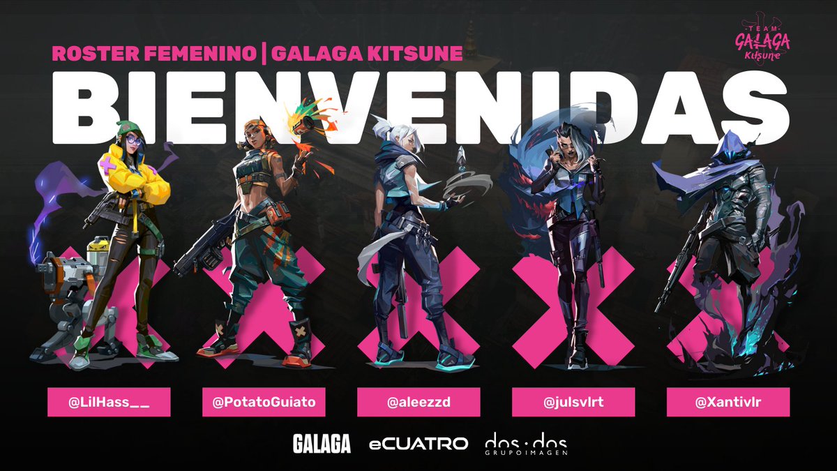 Team Galaga (@teamgalaga) on Twitter photo El viento sopla en el bosque. Y trae con él nuevas Kitsune dispuestas para la guerra. 🦊 ¡Saluden a nuestras guerreras! 🚀
🗺️ <a href="/LilHass__/">GG lilhass</a>
🤖 <a href="/PotatoGuiato/">Pøtato</a>
🌪️ @aleezzd
⚔️ <a href="/julsvlrt/">juls</a>
🌑 @Xantivlr
🎮<a href="/Platanadayy/">Platanaday🎀</a> 📈<a href="/davopavo89/">GG Davopavo 🎀</a> ✍️<a href="/littlesataNN/">GG LittlesataN1🎀</a> El viento sopla en el bosque. Y trae con él nuevas Kitsune dispuestas para la guerra. 🦊 ¡Saluden a nuestras guerreras! 🚀
🗺️ <a href="/LilHass__/">GG lilhass</a>
🤖 <a href="/PotatoGuiato/">Pøtato</a>
🌪️ @aleezzd
⚔️ <a href="/julsvlrt/">juls</a>
🌑 @Xantivlr
🎮<a href="/Platanadayy/">Platanaday🎀</a> 📈<a href="/davopavo89/">GG Davopavo 🎀</a> ✍️<a href="/littlesataNN/">GG LittlesataN1🎀</a>