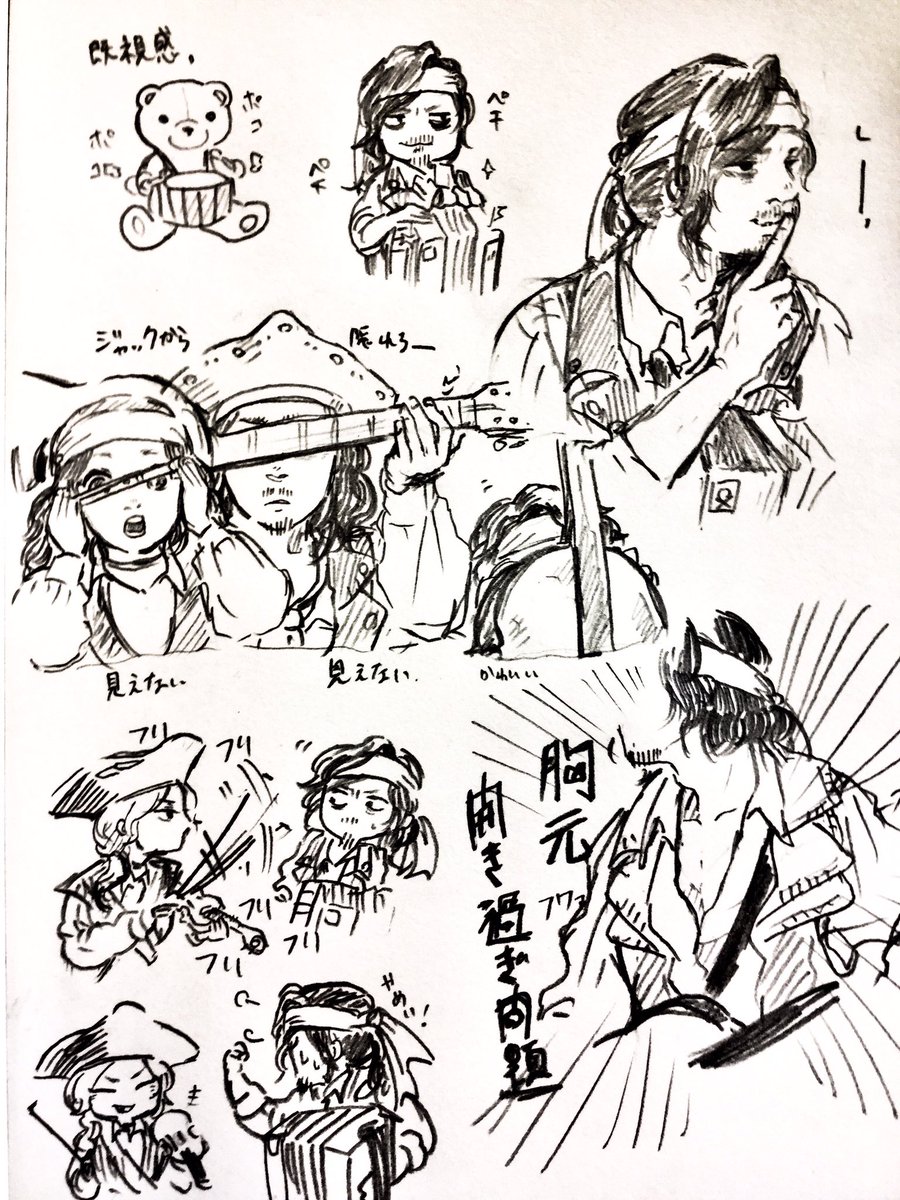 海賊過去絵はこんな感じ 