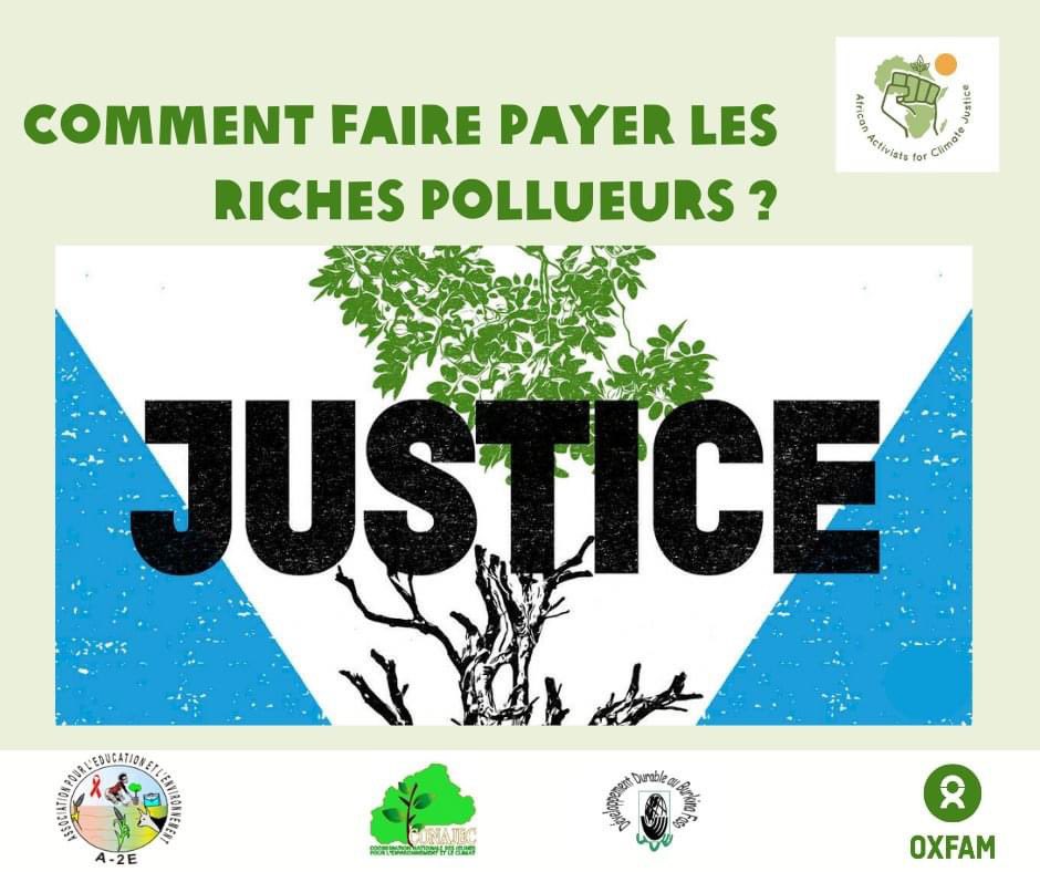 oxfamauburkina's tweet photo. 🌿 Chaque geste compte. Rejoignez-nous pour exiger des actions concrètes contre les riches pollueurs. 💪🌍
#OXFAM
#FairePayerLesPollueurs 
#MakePolluterPay 
#MakeRichPollutersPay
#AACJ 
#Pacja 
#WhatHasChanged?
#COP28 ! https://t.co/xQnXzktvYs