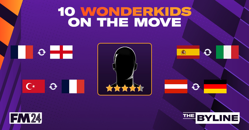 FootballManager's tweet photo. Wonderkids getting their big moves 😍​

Discover 10 top talents that have found new homes in #FM24 👇