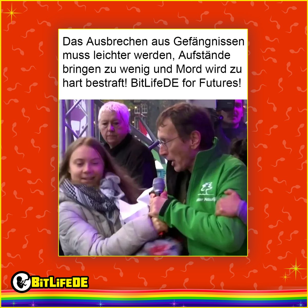 BitLife_DE's tweet photo. Laute Worte für unsere Devs!
#BitLifeDE #FFF #Greta https://t.co/qCsYWqO3Ys