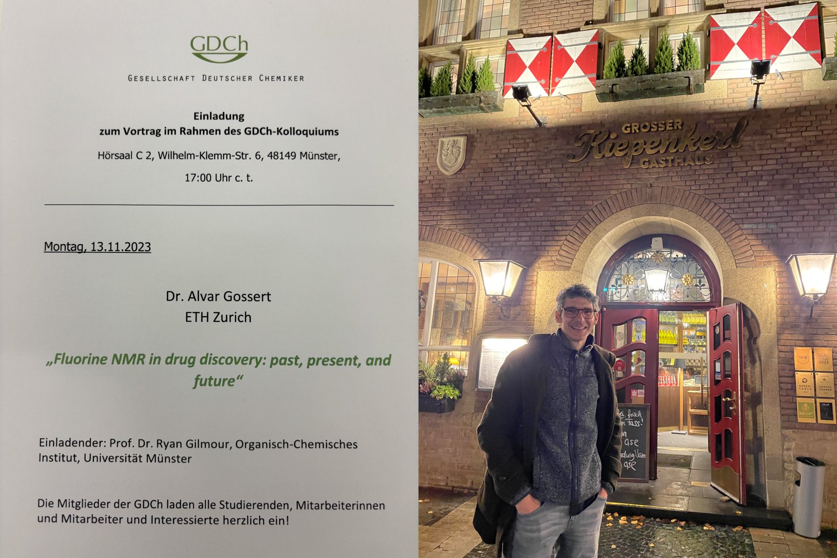 GilmourLab على X: "It was a huge pleasure to host Dr. Alvar Gossert ...