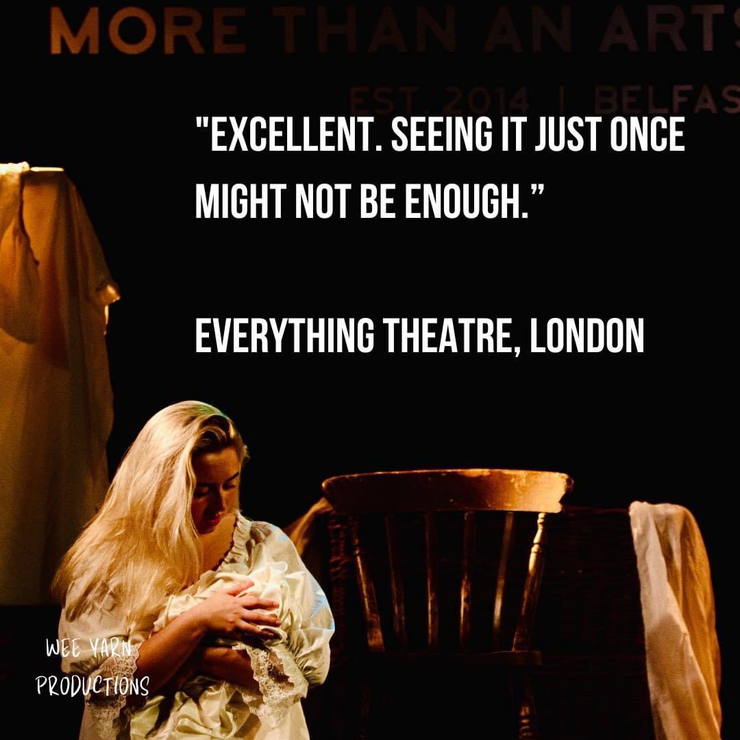 Don’t miss The Daughters of Róisín at the London Irish Centre next Thurs 23rd Nov!

“Easily the most powerful and probably the most important piece of theatre I have seen in a long time. Exceptional.”

londonirishcentre.ticketsolve.com/ticketbooth/sh…

<a href="/SolePurpose_/">Sole Purpose Productions</a> <a href="/WEE_YARNS/">Wee Yarn Productions</a> <a href="/AoibhTheWriter/">Aoibh Johnson</a>
