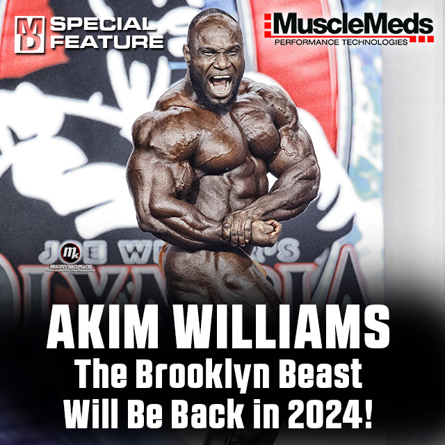MuscularDevelop's tweet image. Read &quot;Akim Williams: The Brooklyn Beast Will Be Back in 2024!&quot; written by Ron Harris @RonHarrisMuscle  and presented by @musclemeds_carnivor online now at musculardevelopment.com @akim_bk_beast