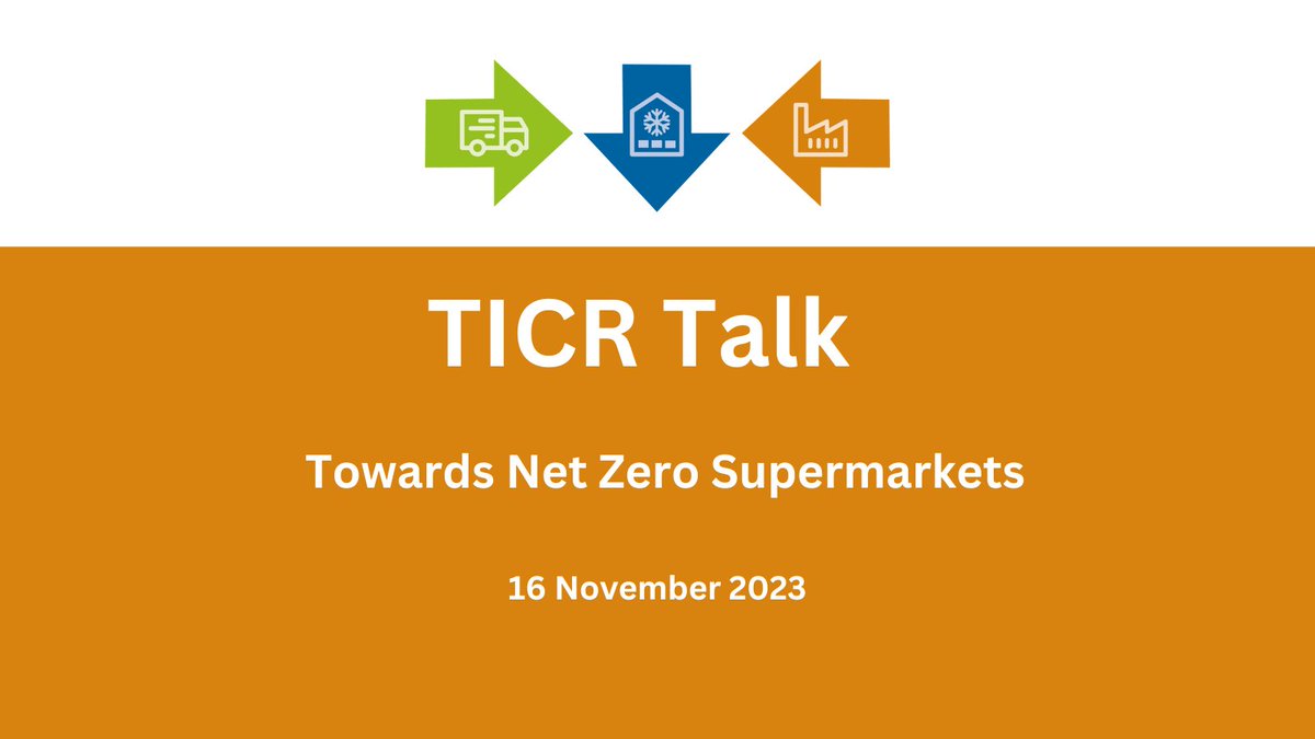 Discover potential #energyefficiency gains and policy measures for achieving #netzero objectives for #supermarket #refrigeration during the TICR project's webinar on 16 Nov. Book 👇bit.ly/3SDSkFy
#emissions #investigation #foodchain