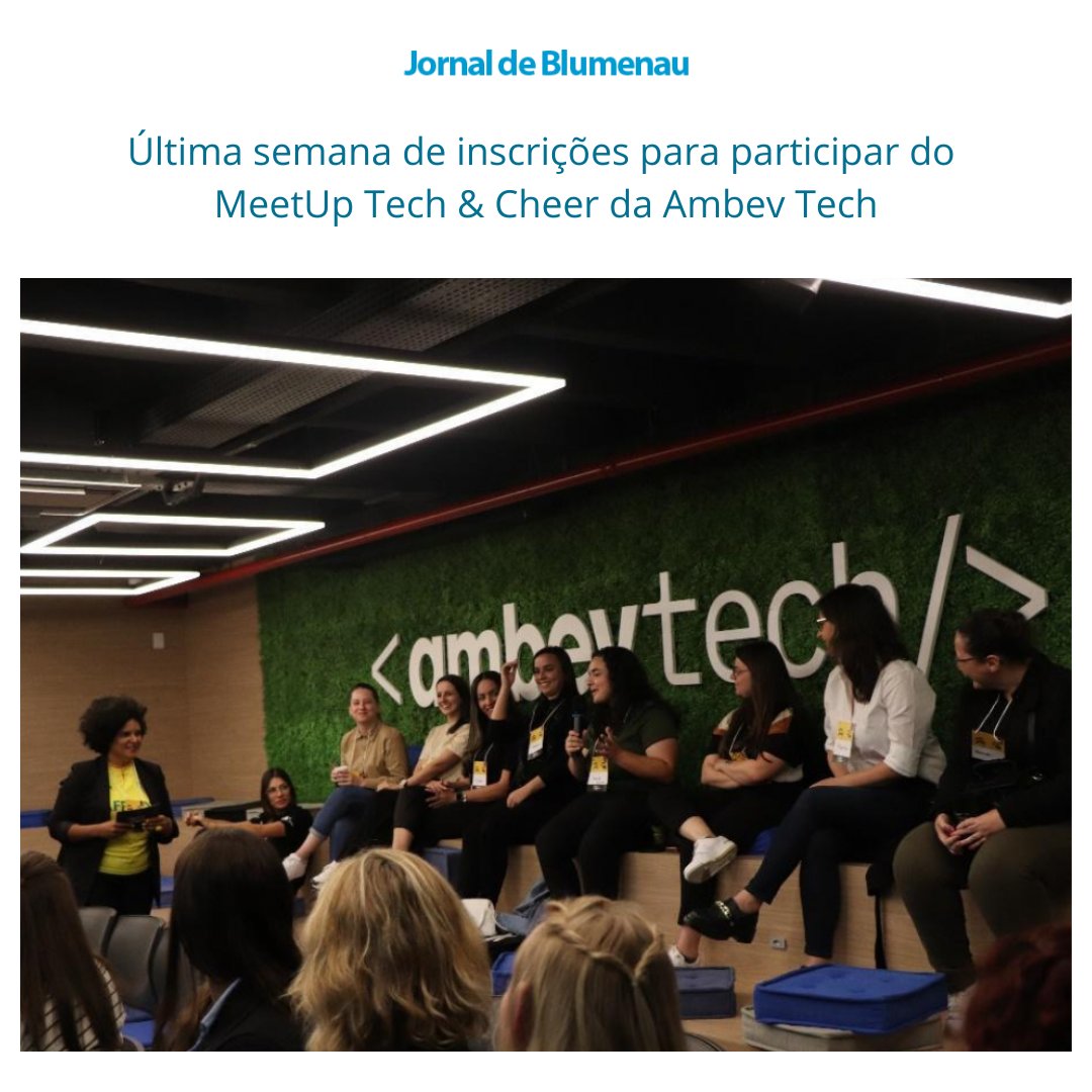 Jornal_Blumenau's tweet image. Após dois encontros cheios em agosto, a Ambev Tech, hub de tecnologia da Ambev, está de volta para seu terceiro e último MeetUp Tech &amp;amp; Cheers do ano, que acontece em Blumenau.

🔗 Saiba mais:

jornaldeblumenau.com.br/n.php?ID=35916…

#jornaldeblumenau #AmbevTech #Ambev #blumenau #santacatarina