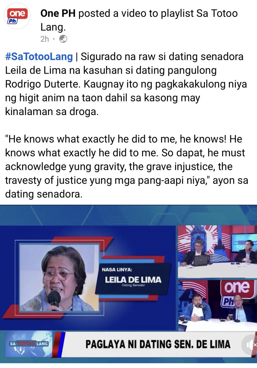 RichHeydarian's tweet photo. Wow! DE LIMA to sue TATAY 👊👊👊 https://t.co/uD8ckn14jx