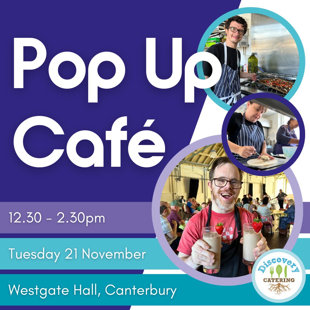 Join us for lunch in Canterbury next week! 🍽️ Discovery Catering is a bemix #socialbusiness - any money we make is re-invested into our work and local communities. We serve the dishes we have discovered that month to our customers at @westgatehall Come along! #Canterbury #Kent