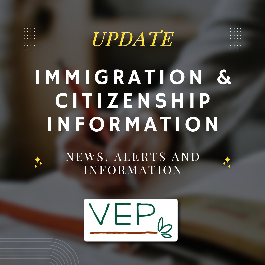 VolunteerEng's tweet photo. VEP students and tutors can now access timely news, alerts and information regarding immigration and citizenship (via the Students tab of the VEP website). 

https://t.co/5G98jFrtFu https://t.co/O74xCwWxEW