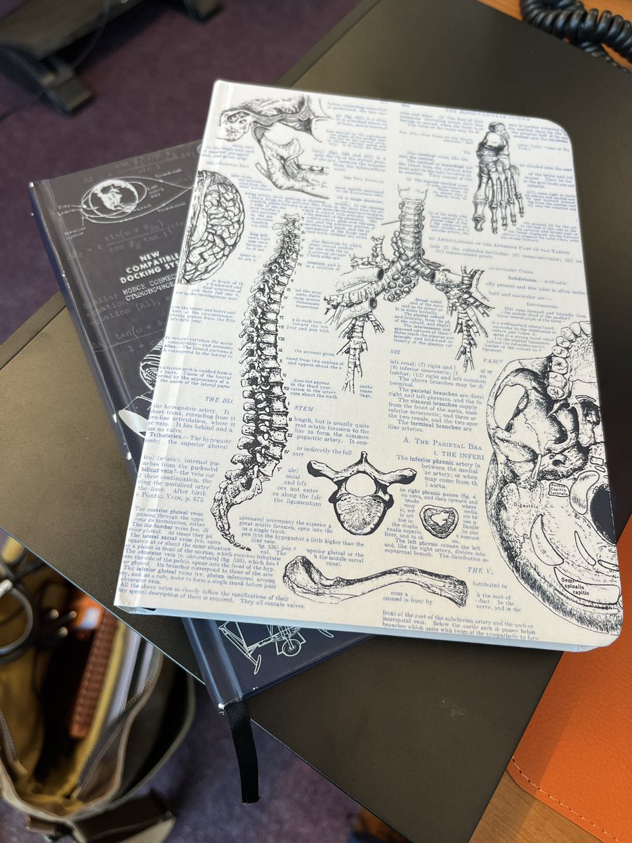 It’s new notebook day. Out with the #Space <a href="/atomsastronauts/">AtomsToAstronauts</a> notebook (used right to the back cover) and in with the #HumanBiology one. How long will it take to fill…