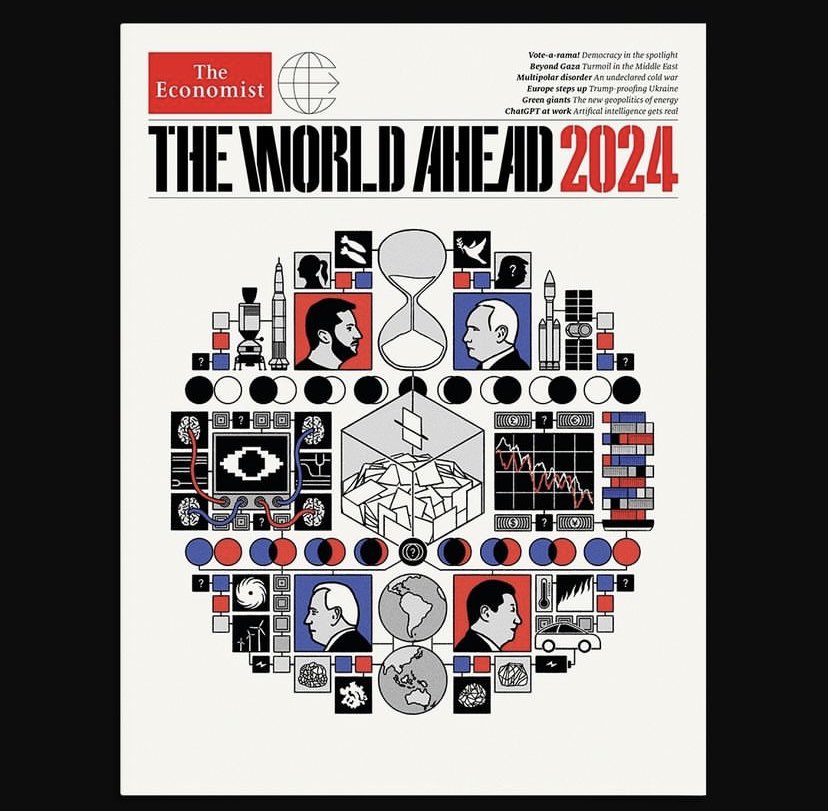 ⭕️ The Economist’in 2024 kapağı geldi. 👇